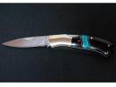 Custom knife Magnum series My Carta Turquoise
