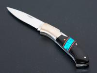 Custom knife Magnum series My Carta Turquoise