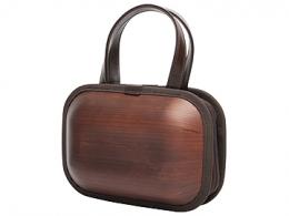 Bag of wood monacca bag-kaku-shou Brown