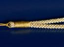Gold and silver yarn braid strap Marugumi